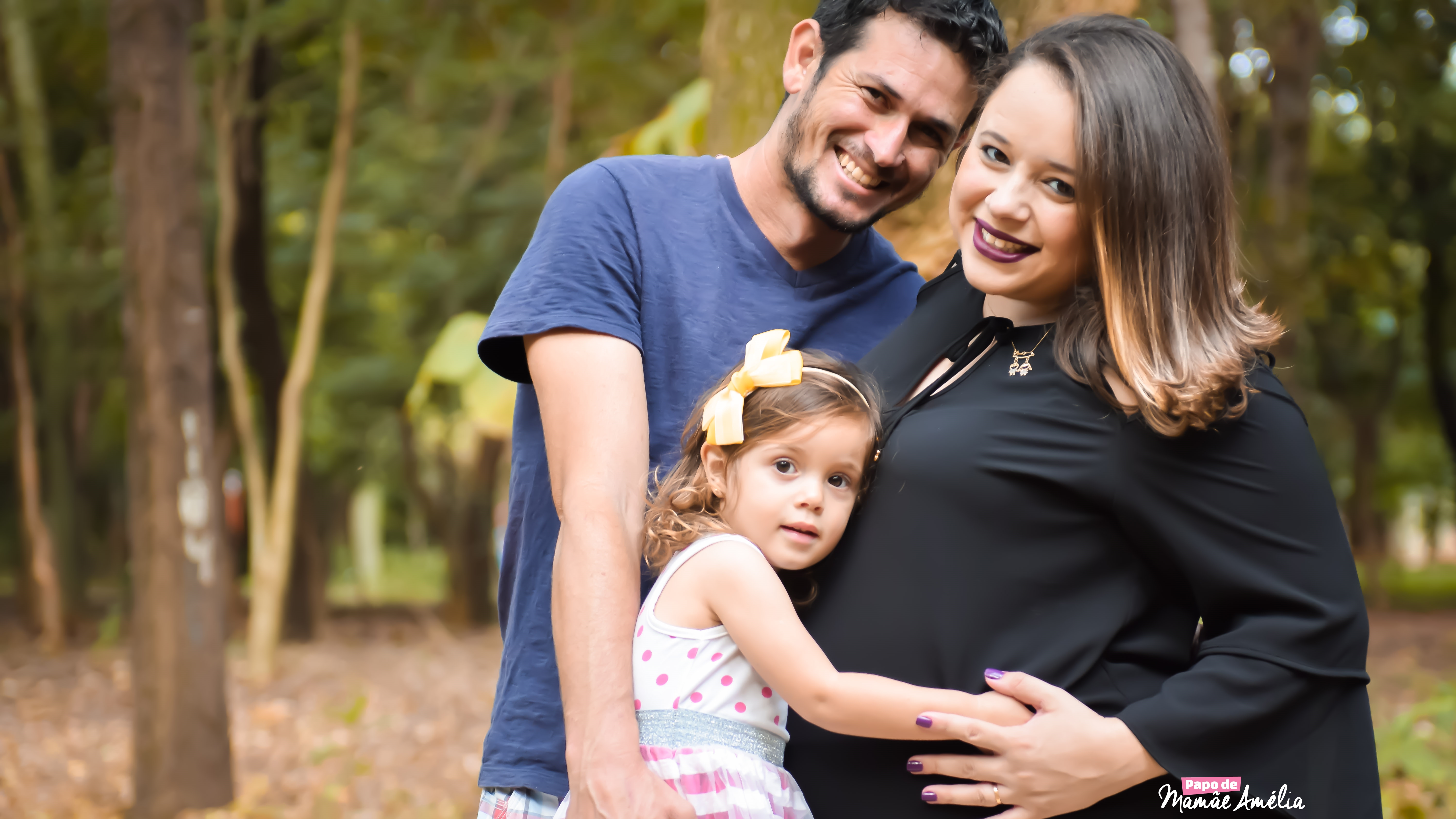 ensaio gestante ao ar livre