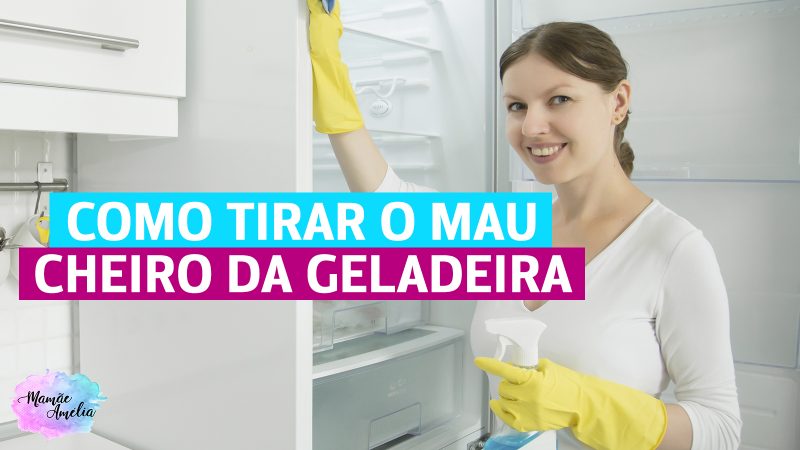 tirar cheiro da geladeira